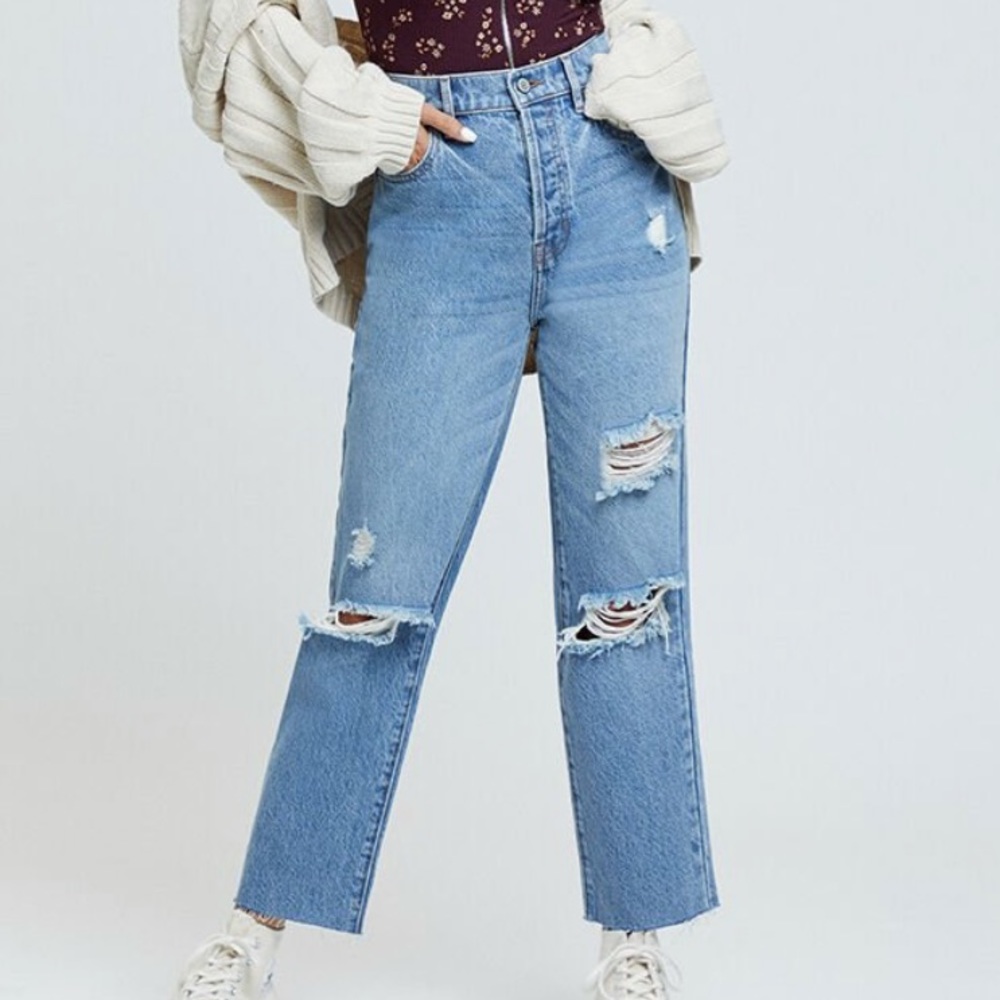 PacSun Aquarius High Waisted Straight Leg Jeans